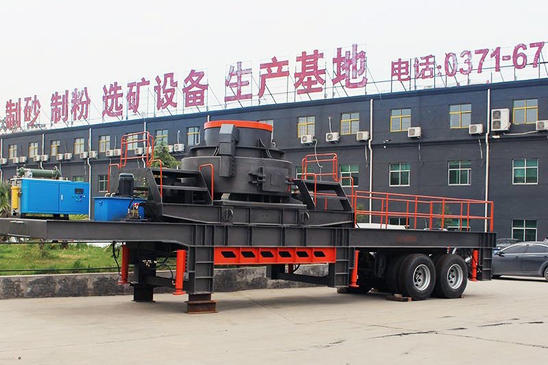 移動(dòng)制砂機準備發(fā)貨