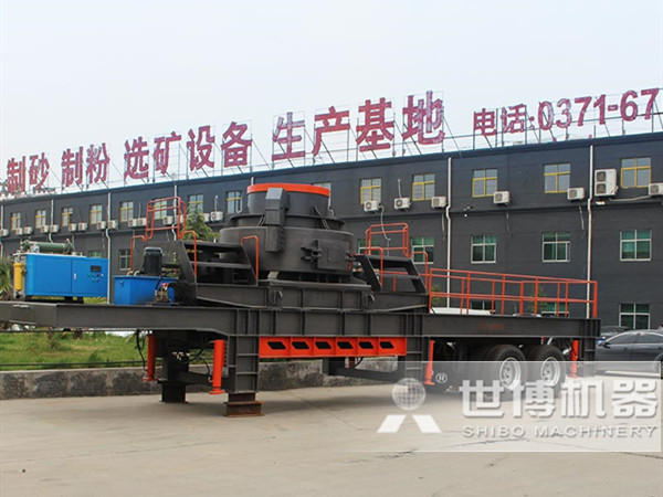 鵝卵石車(chē)載移動(dòng)式碎石機