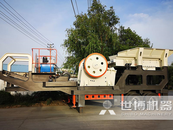 移動(dòng)石子碎石機