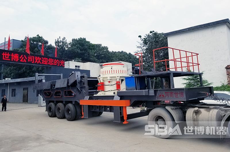 砂石移動(dòng)配置的移動(dòng)中細碎篩分機