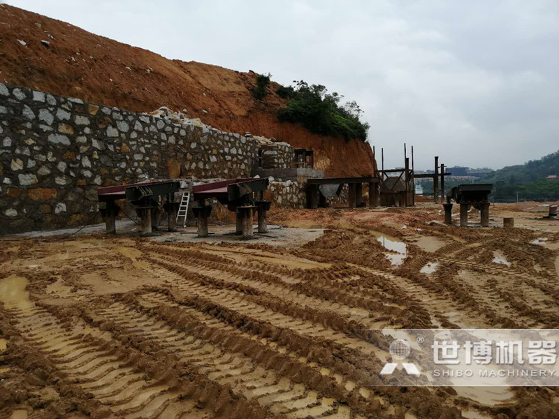 新裝沙石料廠(chǎng)現場(chǎng)