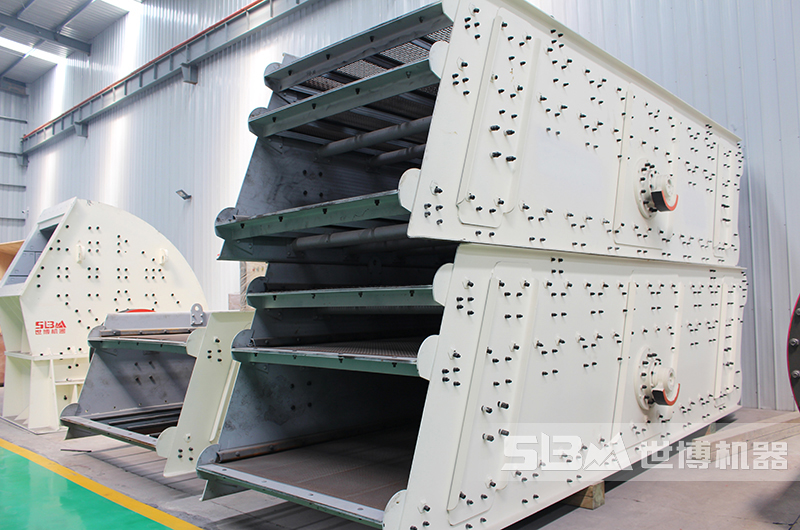 鵝卵石制砂用的振動(dòng)篩設備