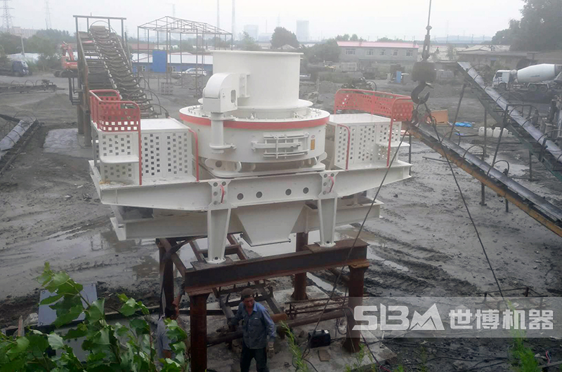 風(fēng)化砂制沙生產(chǎn)線(xiàn)現場(chǎng)圖