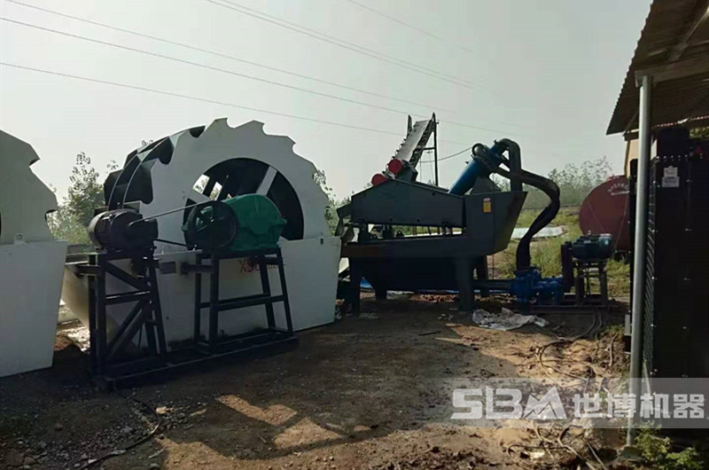 河南世博水洗沙機現場(chǎng)圖