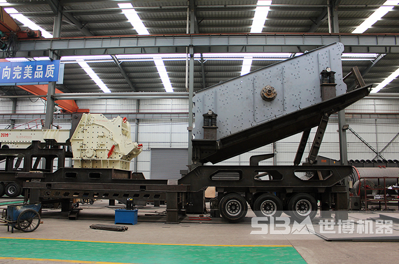 三組合移動(dòng)打石機