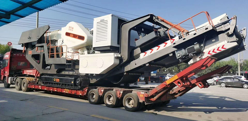 履帶式移動(dòng)破碎站