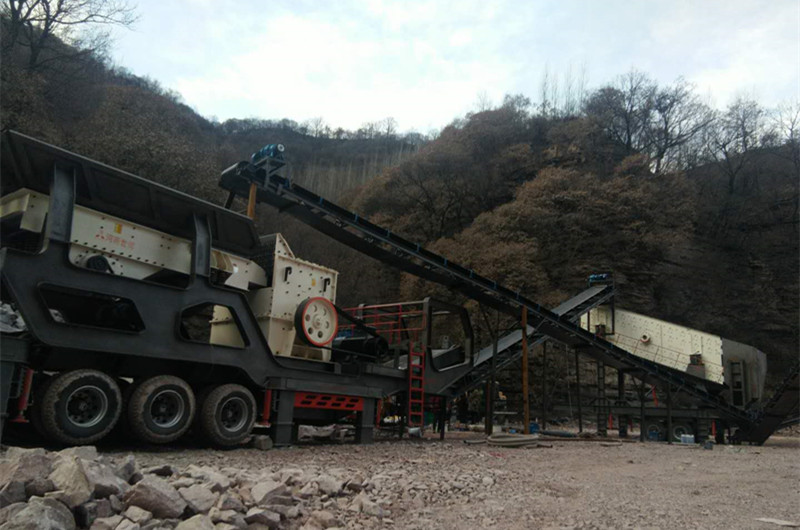 輪胎移動(dòng)箱式碎石機