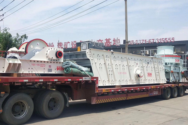 干石末加工機制砂設備廠(chǎng)家發(fā)貨圖