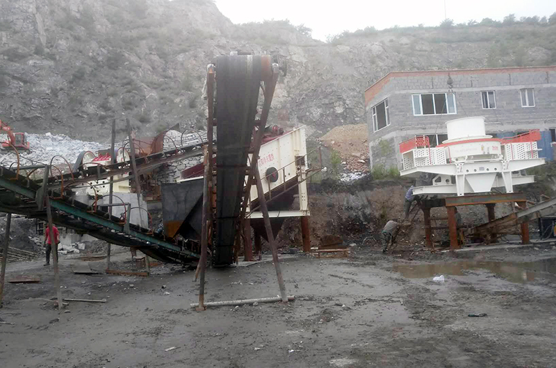 砂石骨料生產(chǎn)現場(chǎng)