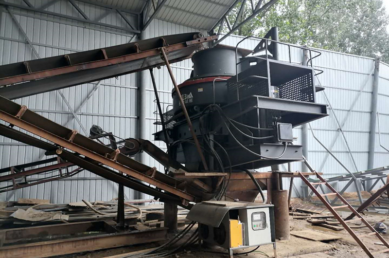 鵝卵石制砂整形機，沖擊式破碎制砂機
