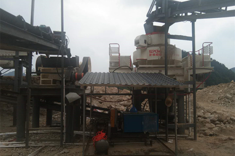 制砂生產(chǎn)線(xiàn)現場(chǎng)圖