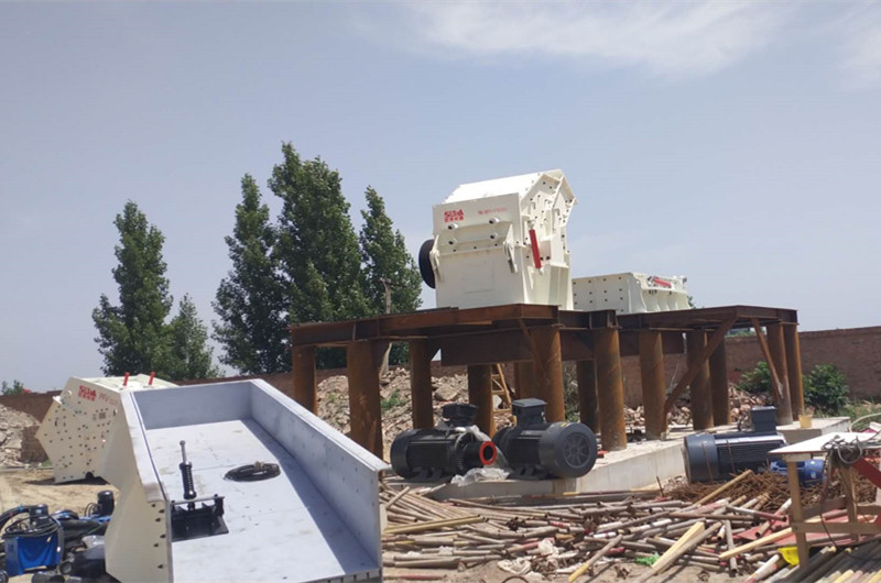 沙石廠(chǎng)設備安裝現場(chǎng)