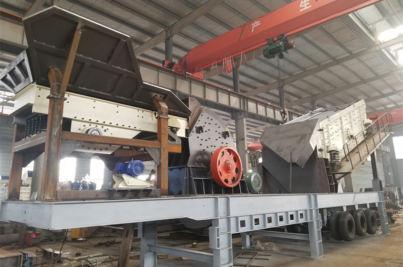 移動(dòng)重錘式破碎機，移動(dòng)石灰石破碎生產(chǎn)方案