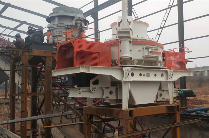 工地現場(chǎng)制砂機設備安裝