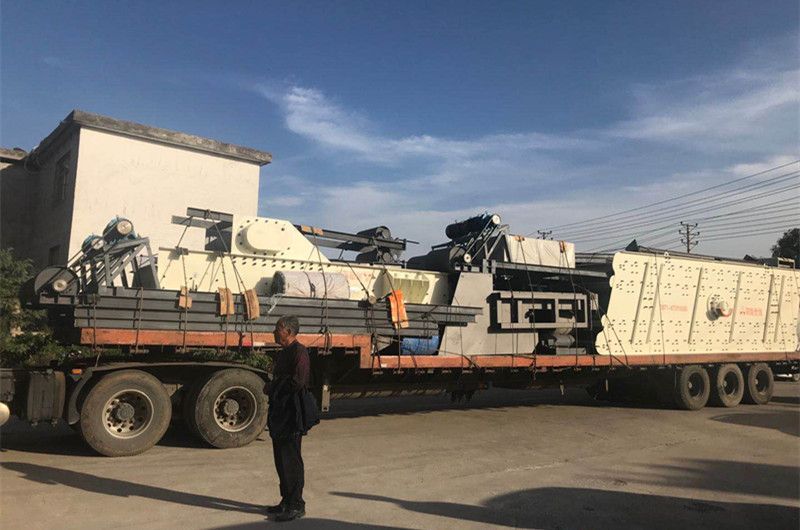 石料給料機、振動(dòng)篩設備發(fā)貨