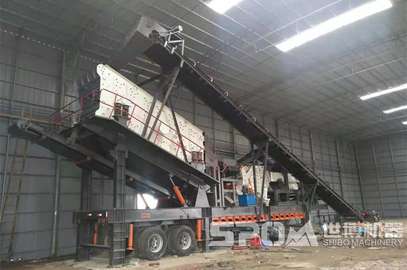 三組合移動(dòng)粉碎篩分一體機