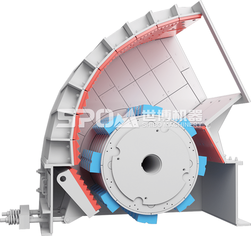 重型錘式破碎機結構圖