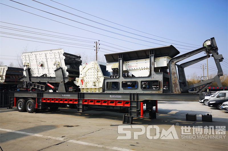 三合一輪胎移動(dòng)反擊破粗碎機