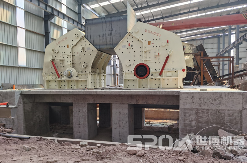 反擊破現場(chǎng)圖，中細碎石料