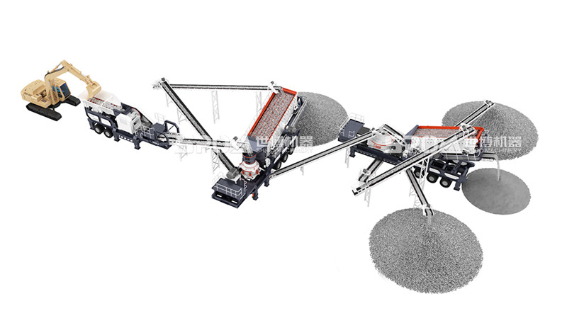 移動(dòng)機制砂生產(chǎn)線(xiàn)配置方案