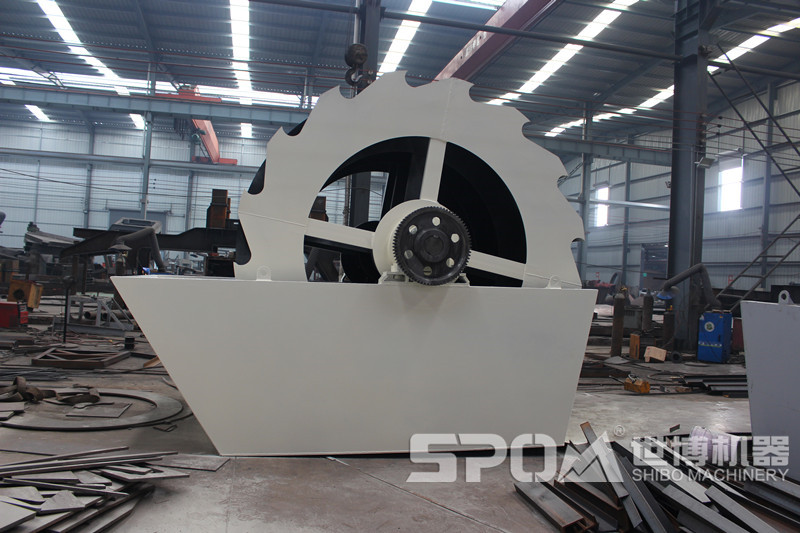 砂巖洗砂設備，輪式洗砂機