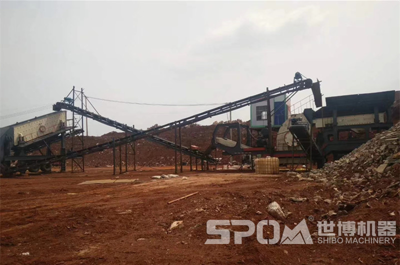 建筑垃圾破碎現場(chǎng)圖