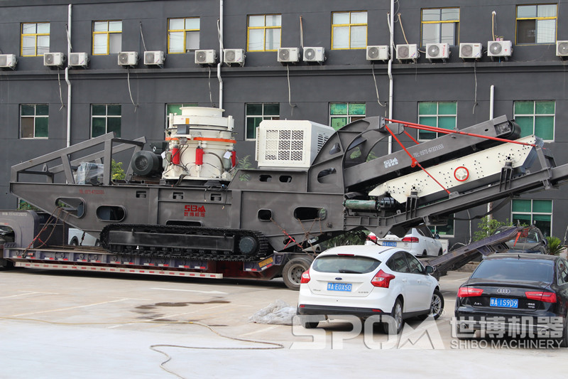 履帶圓錐式移動(dòng)破碎篩分一體機