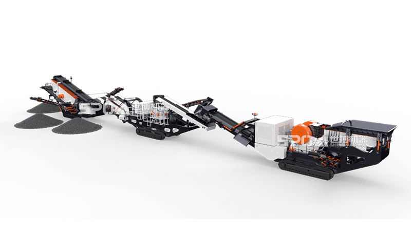 履帶移動(dòng)碎石設備配置