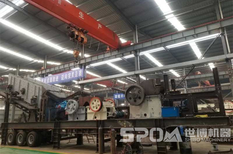 多機組合定制移動(dòng)破碎機，輪胎半移動(dòng)破碎機