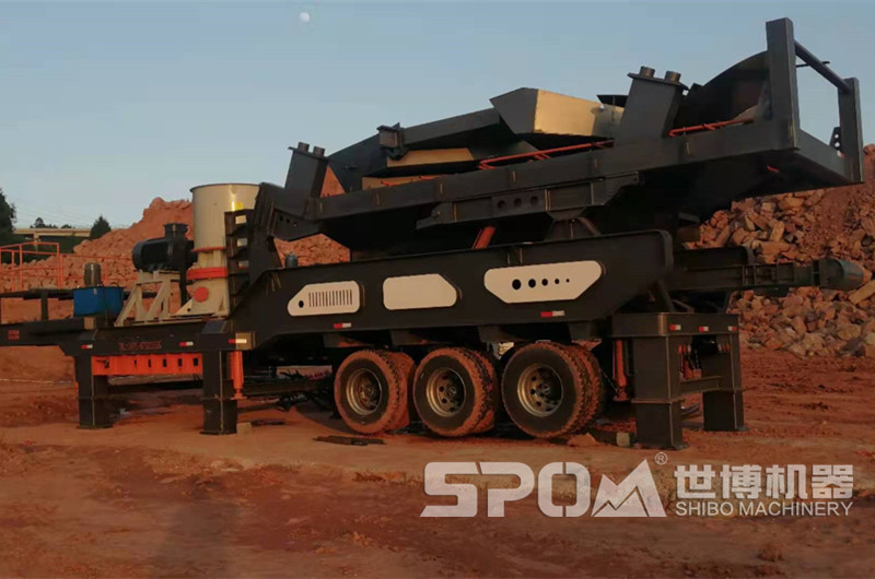 輪胎式移動(dòng)中型砂石加工設備