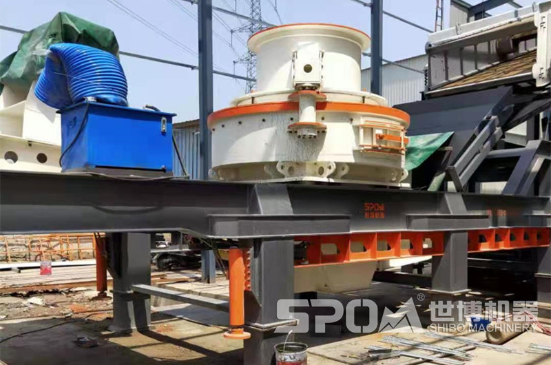 沖擊式移動(dòng)制砂機現場(chǎng)圖