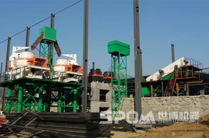 vsi9526型制砂機現場(chǎng)圖