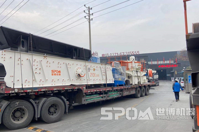 世博碎石篩分設備發(fā)貨