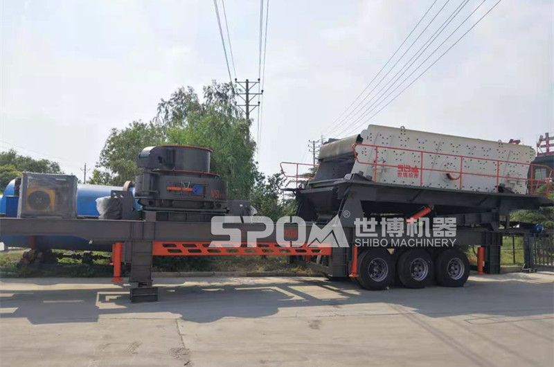 移動(dòng)制砂機，移動(dòng)式制砂機