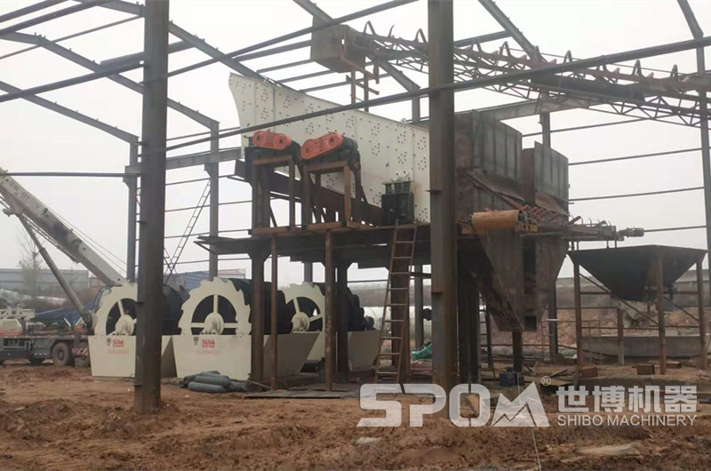 圓振篩在洗砂生產(chǎn)線(xiàn)中的應用