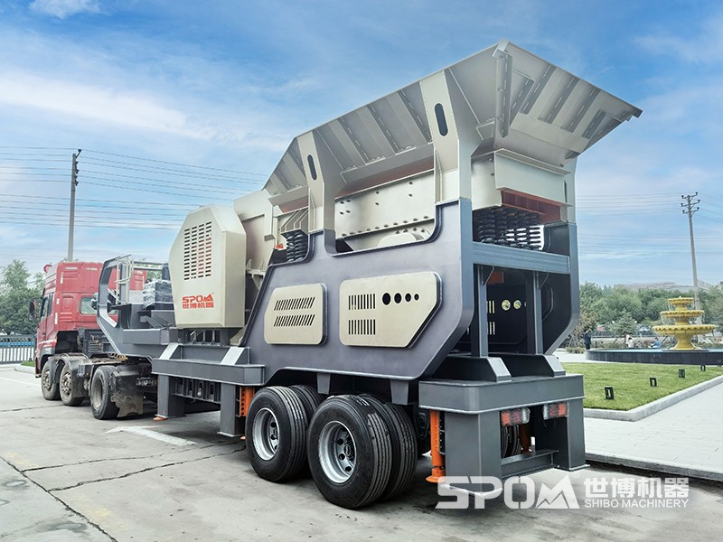 顎破移動(dòng)式破碎站車(chē)間圖