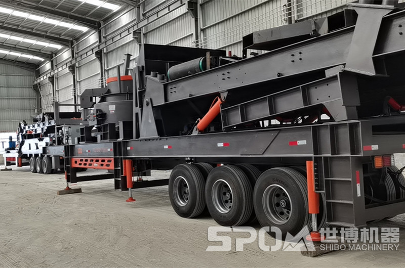 輪胎式移動(dòng)沖擊整形制砂機