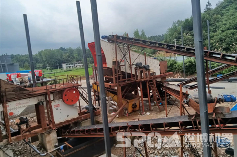 山石子打砂現場(chǎng)圖