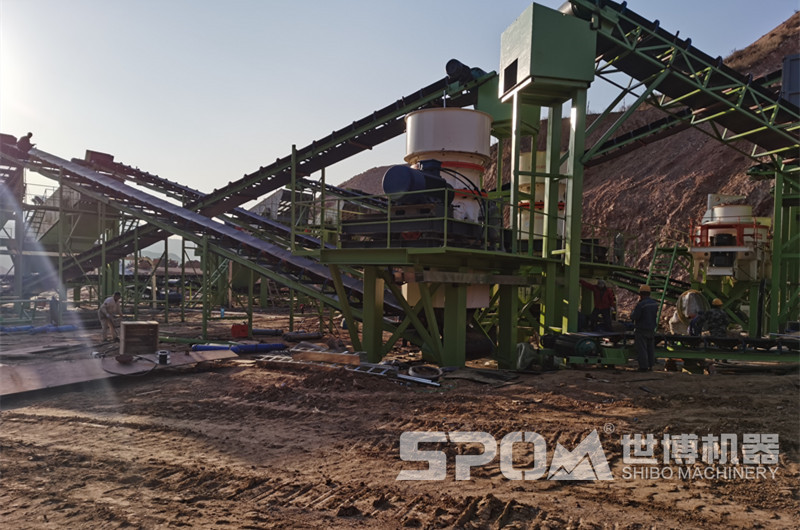 石料生產(chǎn)線(xiàn)客戶(hù)現場(chǎng)