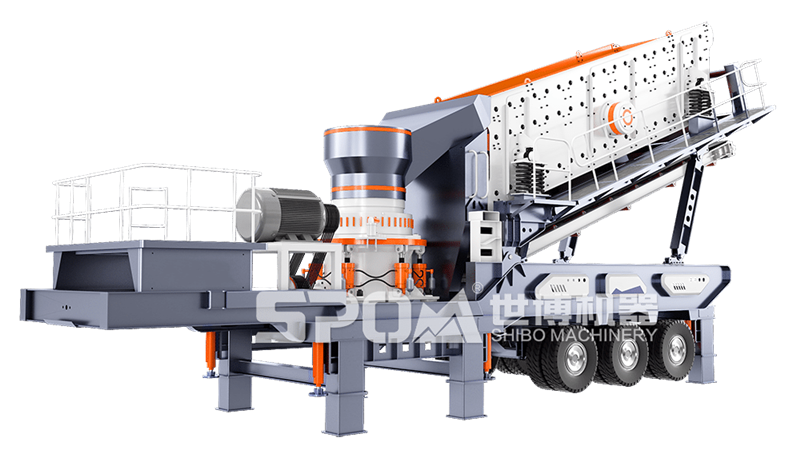 移動(dòng)式圓錐破石子破碎機